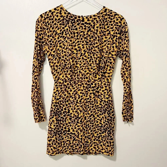 & OTHER STORIES Leopard Mini Dress size 0 - Picture 2 of 8